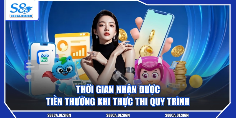 Thời gian nhận được tiền thưởng khi thực thi quy trình